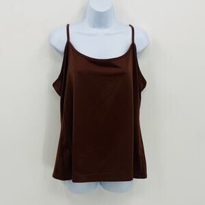 Dress Barn Brown Camisole - Adjustable Straps - Size 2X